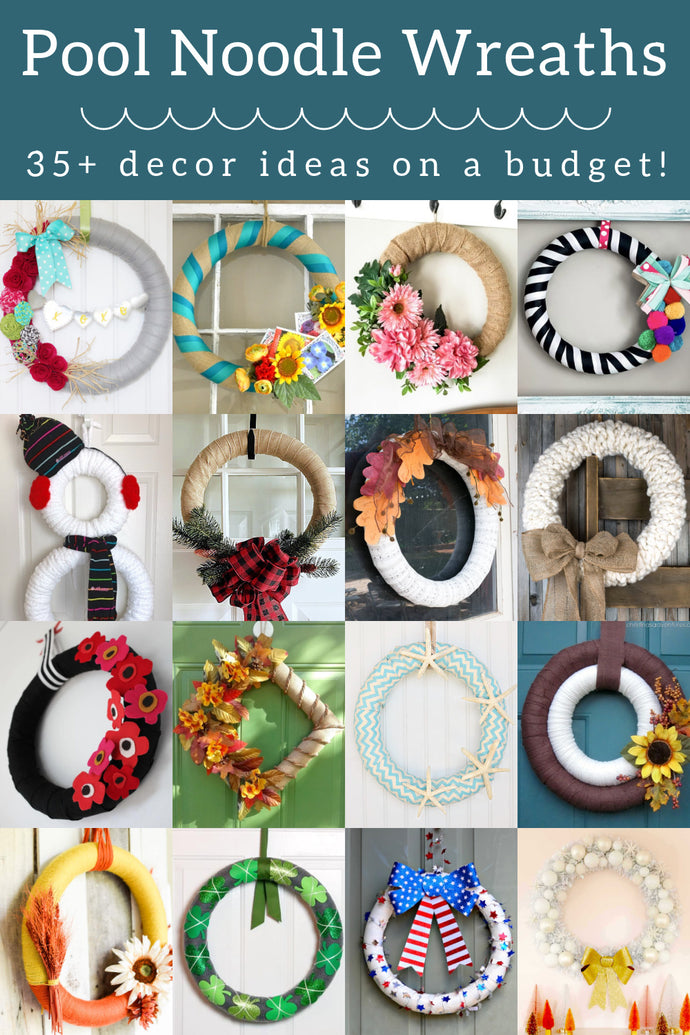 Pool Noodle Wreaths You’ll Want to Decorate With