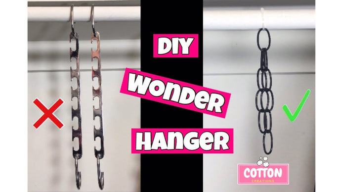 DIY Closet Organizer | Wonder Hangers | Hanger Expander | Life Hack by Cotton Creations (2 years ago)