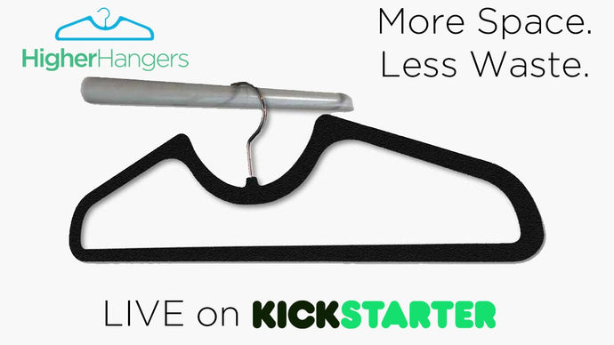 LIVE on Kickstarter! Higher Hangers: Space-Saving Closet Organization Reinvented Video by Higher Hangers - Clothes Hangers Reinvented (5 years ago)