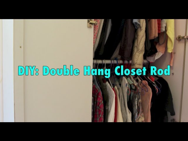 DIY: Double Closet Rod Hanger ! by Izzy Van Oppen (7 years ago)
