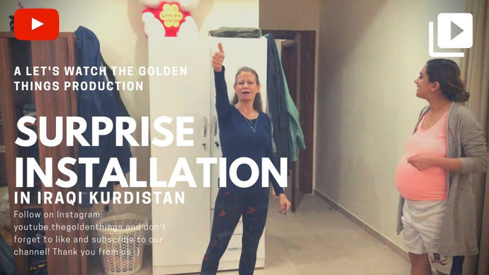 Surprise Installation | Coat Hangers on our Closets 😁