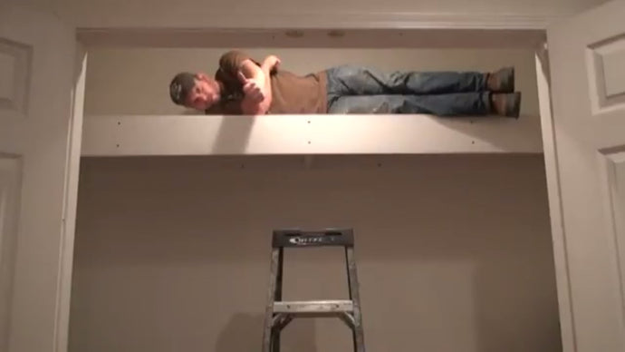 Building a strong closet shelf and clothes rod by Life With Chase (1 year ago)