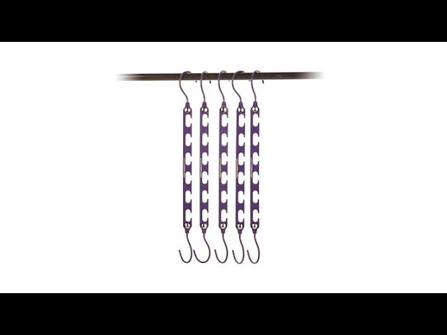 Wonder Hanger 6slot Metal Swivel Garment Hanger 5pack by HSNtv (4 years ago)
