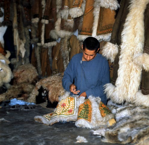 Friday essay: how 'Afghan' coats left Kabul for the fashion world and became a hippie must-have