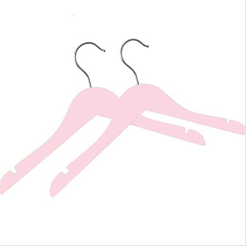 Kexinfan Hanger Baby Clothes Hanger Color Children Hanger Seamless Clothes Holder Kids Baby Hanger Kids Wooden Clothes Hanger, Pink