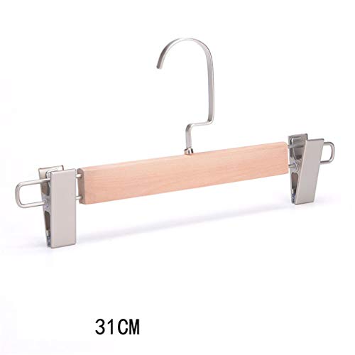 Wooden Clothes Hangers -Pack of 10 Natural Cedar Wood Coat Suit Hangers with Non Slip Smoothly Cut Notches- Women's and Children's,010