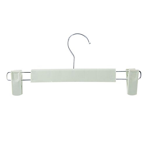Kexinfan Hanger Plain Plastic Trousers Frame Wind Trousers Trousers Clip Home Non-Slip Pants Clip Trousers Hanging Hanger Storage Pants Rack, Light Green