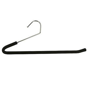 Open End Trouser Hangers, Set of Nine (Black) (6.5" H x 14.5" W x 0.5" D - each)