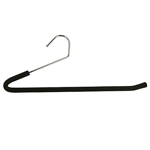 Open End Trouser Hangers, Set of Nine (Black) (6.5