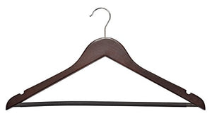 Muscle Rack Wood Suit Hangers - 30 Pack, Cherry