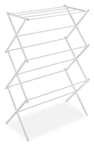 Whitmor Foldable Drying Rack, White