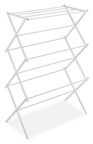 Whitmor Foldable Drying Rack, White