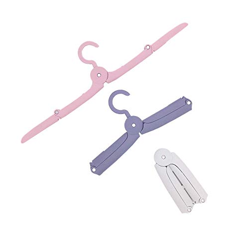 Portable Folding Multi-Function Clothes Hangers, Perfect for Travel Business Trip 36g [3Pack]