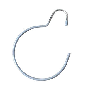 D DOLITY Gold/Blue/Silver Shop Display Wardrobe Ring Organizer Gadgets Belt Strap Hat Towl Storage Rack - Silver