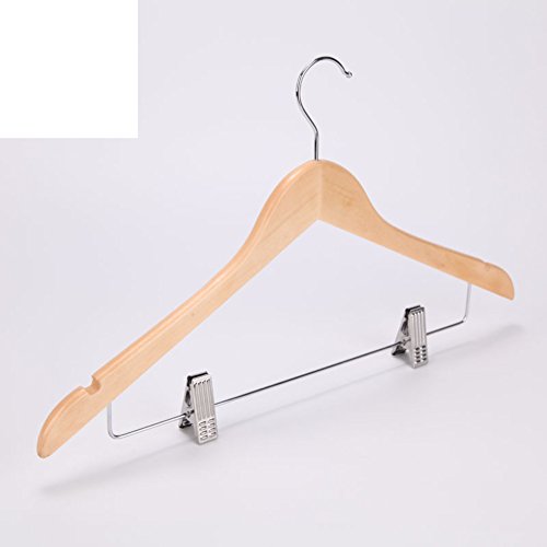 SE7VEN Solid Wood Hanger/Suit Hanger/Wooden Belt Clip Slip Hanger/Suit Coat Rack