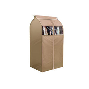 Tsing 1 Pack Garment Cover 420D Nylon Oxford Fabric Storage Bag-Beige-32''W23''D43''H
