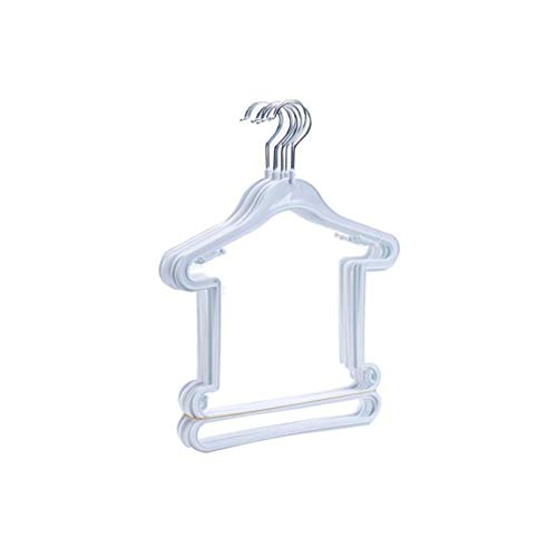 Xyijia Hanger 10Pcs Plastic Kids Clothes Hangers Children Clothes Laundry Hooks Wardrobe Clothing Drying Rack Holder Storage Organizer