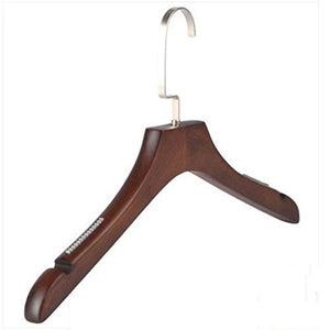 Xyijia Hanger 5Pcs/Lot Real Wood Clothes Hanger Adult Clothing Clothes Rack Solid Wood Children's Clothes Rack