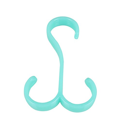 DIDIDD with Circle Scarves Scarf Hanger/ Belts Linked to Coat Porous Hanger