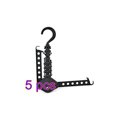 ASDOMO Multifunction Dual Magic Foldable Hanger for Clothes Shirts Sweaters Coat Organizer Dress Hanger Hook Drying Rack ?1pcs,3pcs,5pcs)