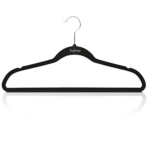 Furinno Suit Hanger, Pack of 30, Black