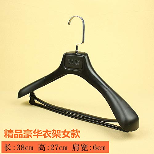 Kexinfan Hanger Wedding Dress High-Grade Non-Slip Clothing Store Plastic Hanger Wide Shoulder Thicker Adult Suit Clothes Hanging Clothing Support, 10, Boutique Luxury Hanger Women'S Plastic