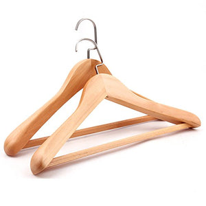 AIDELAI Coat Rack ?1 Pieces? Hanger ?Multifunctional High-Grade Solid Wood Suit Hangers ?Wide Shoulders?