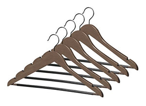 Whitmor Wood Suit Hangers, S/5