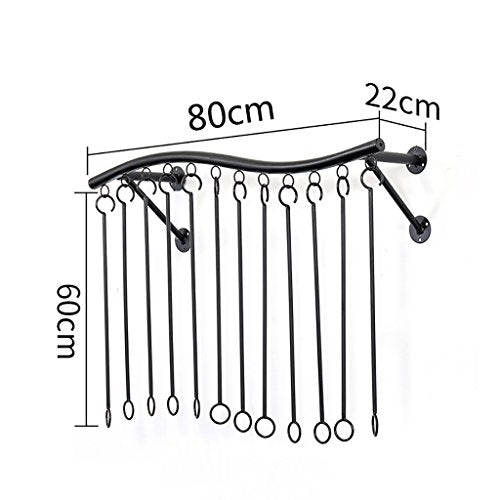 JPYMJ Clothing Shop Display Stand Hanging Women 's Clothing Shop Hanging Clothes Racks Children' S Clothing Racks (Size : 80cm)