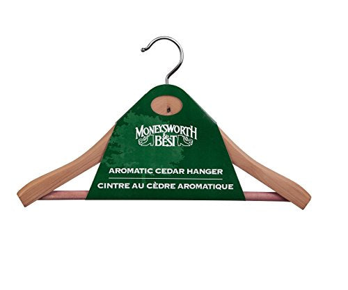 Moneysworth & Best Deluxe Cedar Hanger (Single)
