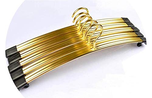 Golden Silver Aluminum Alloy Hanger for Clothes Strong Metal Hanger for Coats (20 ces/Lot)