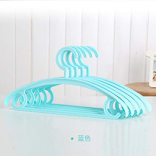 Xyijia Hanger Thickened Wide Shoulder Hanger Traceless Plastic Multi-Purpose Clothes Hanger Anti-Skid Children's Clothes Hook Clothes Support Clothes Hanger Household Use