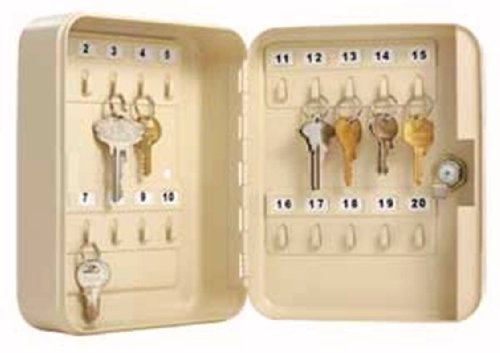 Master Lock, Small Lock Box with 20 Key Capacity, 7131D, Beige