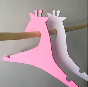 Giraffe Decoration Hanger Nordic Style racks Kids Room Softcover Clothes hangers Creative Crafts Hangers (2, Mixed)