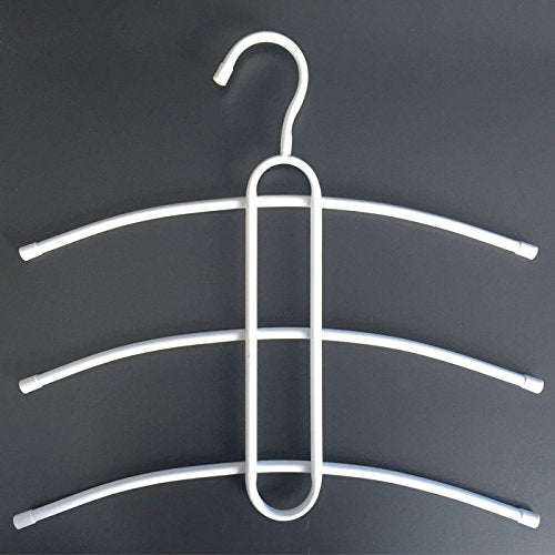 Salome Idea 3PCS Multi-Purpose Cloth Rack, 3 Tier Cloth Hanger, (White)