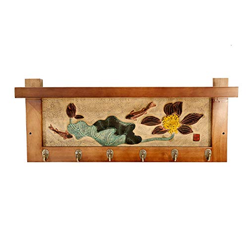 Hook, Shelf, Hanger, For Living Room/Bedroom / Wall/Bathroom - Wooden -,A