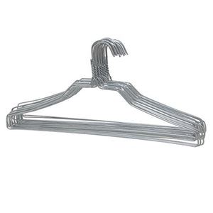 BriaUSA Heavy Duty 100 Pack Coat Hangers 18 inch Length 11.5 Gauge Thickness Galvanized Metal Wire Standard Clothes Hangers