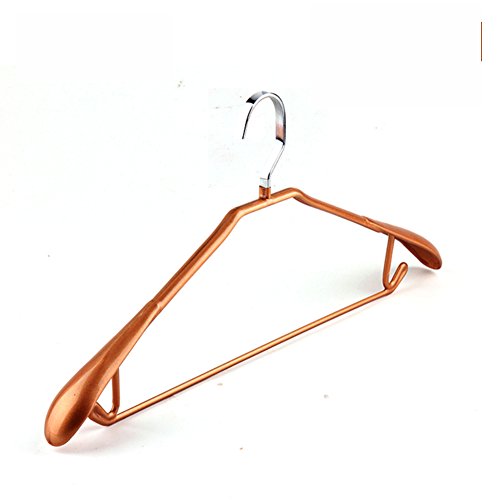 W&lx Non slip and non trace coat hanger, Stainless steel lady's clothinghousehold clothes hanger-A 10 PCS