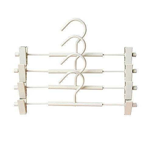 Estonia (10 Pcs/lot) Metal hangers, Pants / Skirts / Underwear display hangers (White)