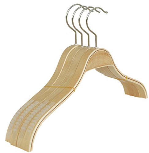Littledonkey Wood Suit Hangers - 30-Pack, Maple (40cm(length))