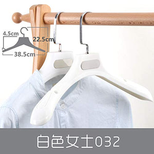 Xyijia Hanger Thickening Slip Proof Shoulder Protection Plastic Hangers Men's Women's Overcoat Load Bearing Good Seamless Suits