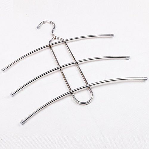 LIANGJUN Stainless Steel Coats Hangers Pants Skirts Multifunctional Drying Rack, 37.5X36cm (Size : Quantity 12)