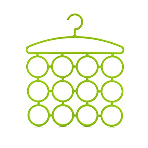 Kexinfan Hanger Circle Hangers Belts Ties Scarf Holders Multifunction Storage Pylons Shelf Hangers 5, Green