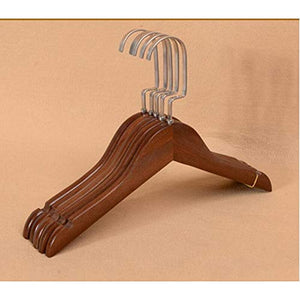 Xyijia Hanger 5Pcs/Lot Solid Wood Children's Anti-Slip Hangers Children's Clothes Racks in Clothing Stores Children's Trousers Clips