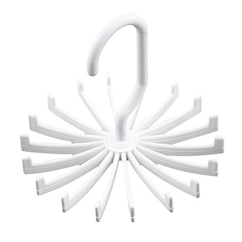 Allure*love Adjustable 20 Hook Rotating Belt Rack Scarf Organizer Men Tie Hanger