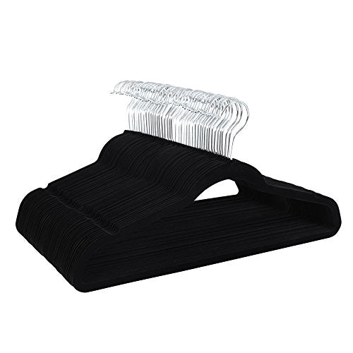 SONGMICS Velvet Hangers 50 Pack, Non Slip, 0.18 Lbs per Hanger, Durable, 0.2