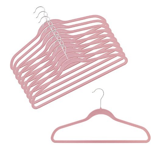 Slim-Line Pink Shirt/Pant Hangers