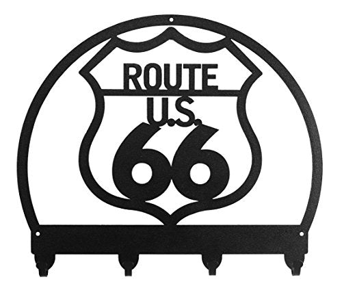 ROUTE 66 Metal Key Chain Hanger - Leash Holder