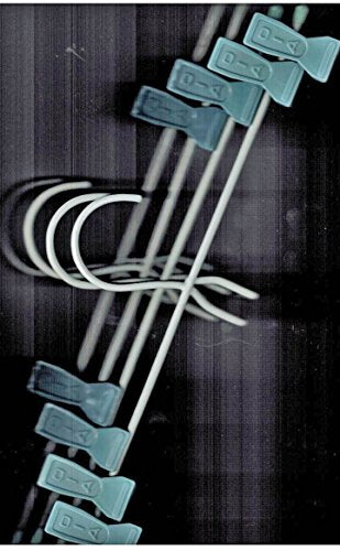 PLASTIC COATED SKIRT/SHORTS HANGERS (SLATE BLUE CLIPS- 4 HANGERS)