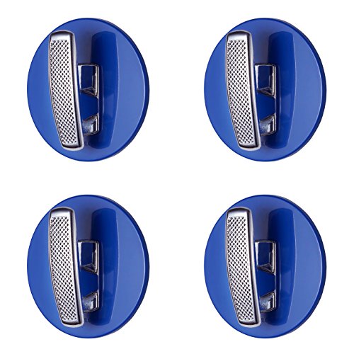 Iupilon Adhesive Wall Hooks for Heavy Duty Hanging | Sticky Backing, No Damage Plastic Hanger Mounts (4pc)